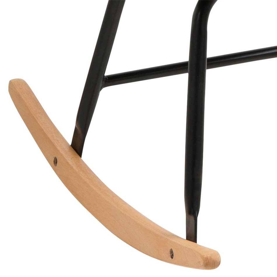 Šūpuļkrēslu komplekts Amilia, 2 gab, gaiši pelēks, H81x57x71cm