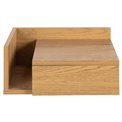 Bedside table Ashlan, oak, MDF H16.5x40x32cm