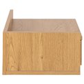 Bedside table Ashlan, oak, MDF H16.5x40x32cm