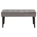 Скамья Aglory, серая, H45x95x38cm
