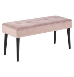 Bench Aglory, pink, 45x95x38cm