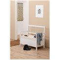 Bench with storage box  Aster, beige, MDF, H85x90x48cm