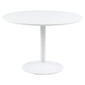 Dining table Abiza, white, D110cm, H74cm