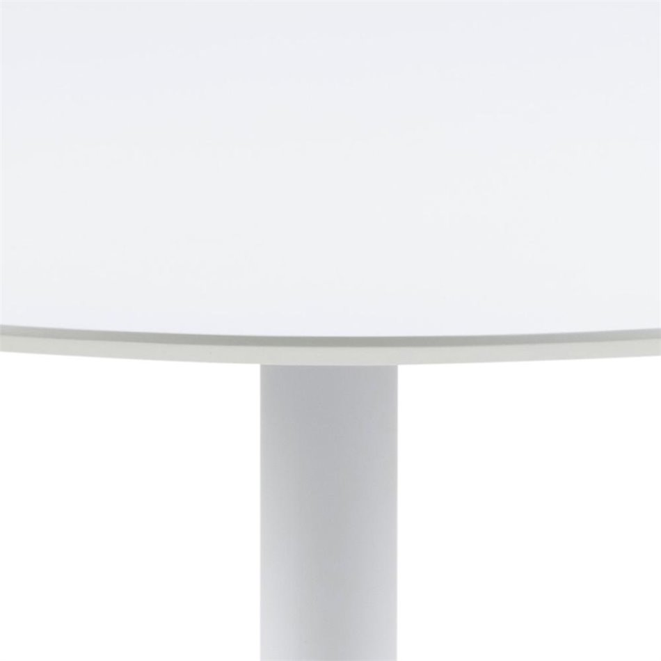 Dining table Abiza, white, D110cm, H74cm