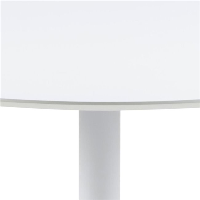 Dining table Abiza, white, D110cm, H74cm