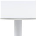 Dining table Abiza, white, D110cm, H74cm