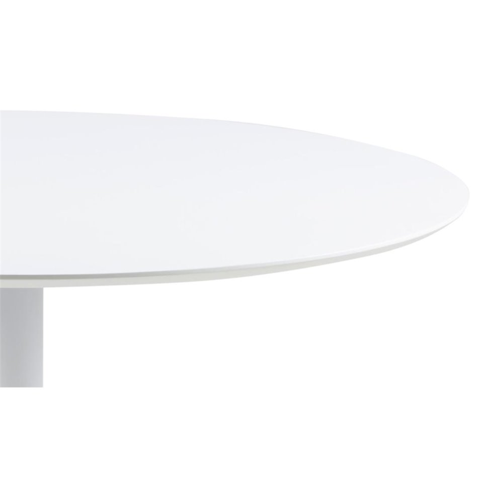 Dining table Abiza, white, D110cm, H74cm