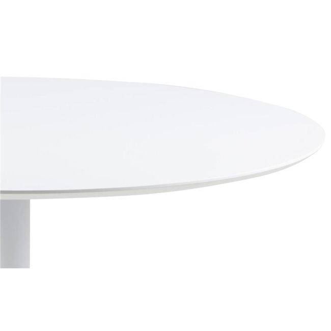 Dining table Abiza, white, D110cm, H74cm