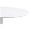 Dining table Abiza, white, D110cm, H74cm
