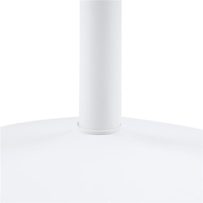 Dining table Abiza, white, D110cm, H74cm