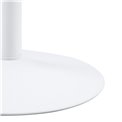 Dining table Abiza, white, D110cm, H74cm