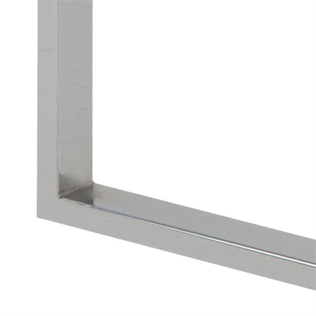 Приставной столик Akatri, компл., 3 шт., стеклянная поверхность/серебряные ножки, H55x50x50cm