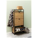 Shoe cabinet Aford, 129x56x30cm
