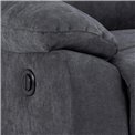 Диван Amora, темно-серый, H98x143.5x95cm