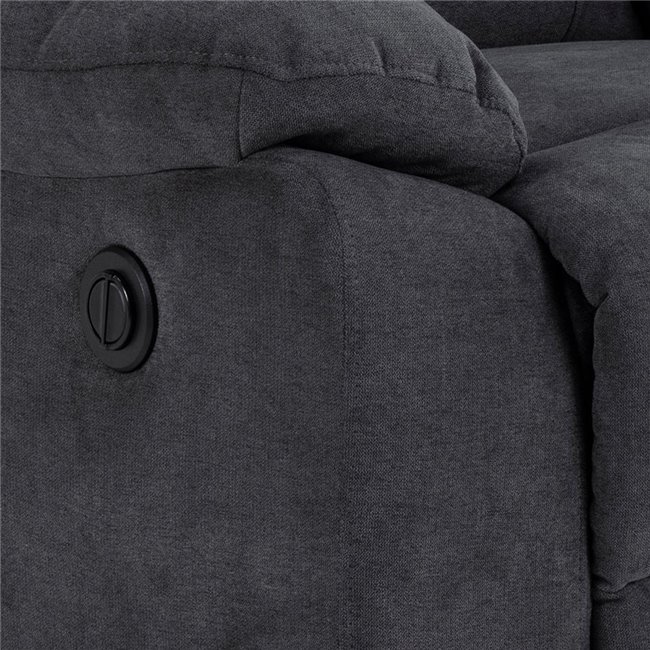 Dīvāns Amora, tumši pelēks, H98cm, 89.5cm, 95cm