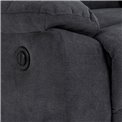 Dīvāns Amora, tumši pelēks, H98cm, 89.5cm, 95cm