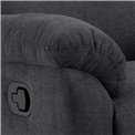 Dīvāns Asabia, tumši pelēks, H101cm, 80cm, 90cm