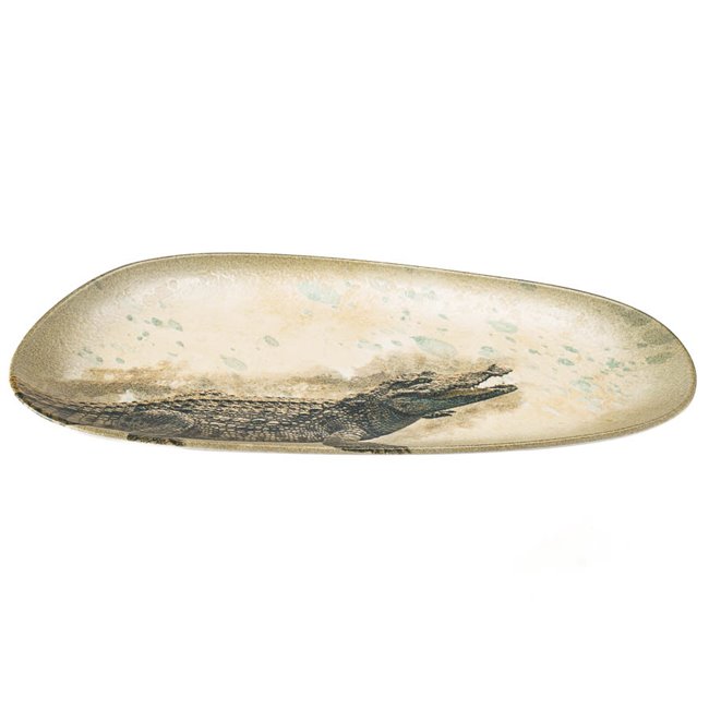 Tray Crocodile-Savanna, 36x17cm