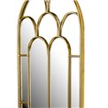 Mirror Baralla, gold foll, 60x2.5x130cm