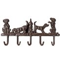 Hanger 5 dogs, 36x14cm
