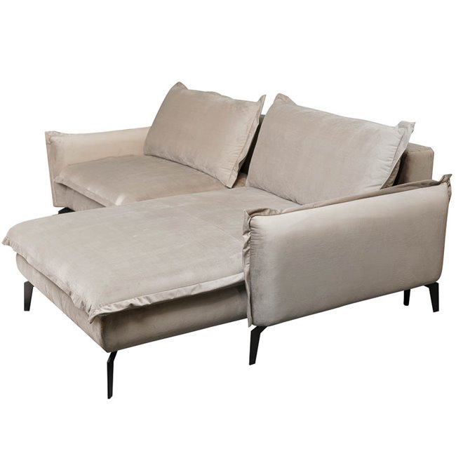 Sofa Weglossy, right, Riviera 16, 226x105-162x88cm
