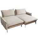 Sofa Weglossy, right, Riviera 16, 226x105-162x88cm