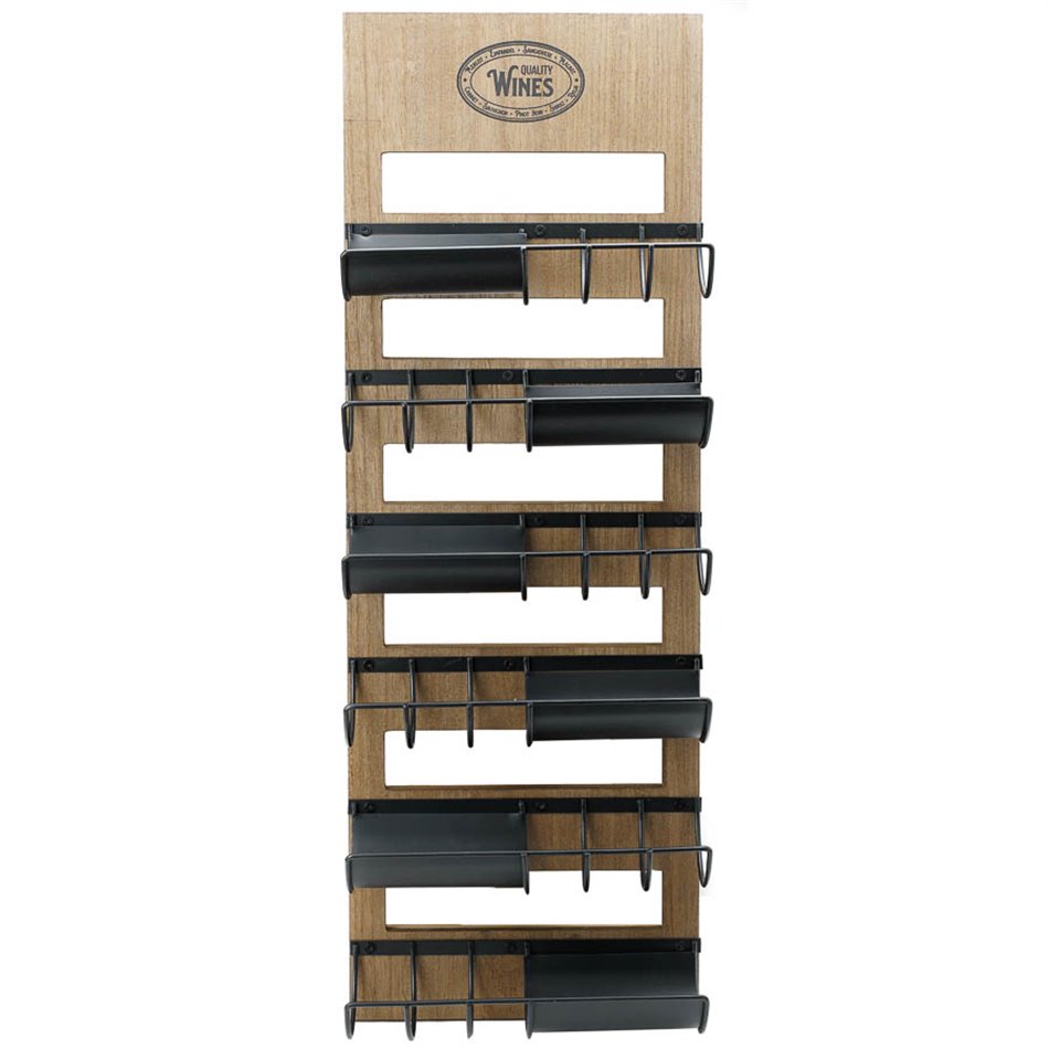 Vīna pudeļu turētājs x6, H85x28x9cm