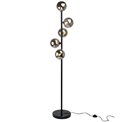 Floor lamp Rade, smoky, H170x D33.5cm, G9x5