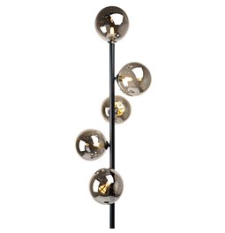 Floor lamp Rade, smoky, H170x D33.5cm, G9x5