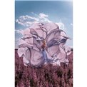 Stikla bilde Flower princess,  120x80x0.4cm