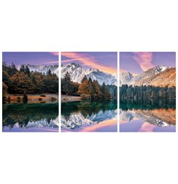 Стеклянная картина Montana set 3, 70x100x0.4cm, L210cm