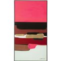 Picture Abstract Shapes, pink, 143x73cm