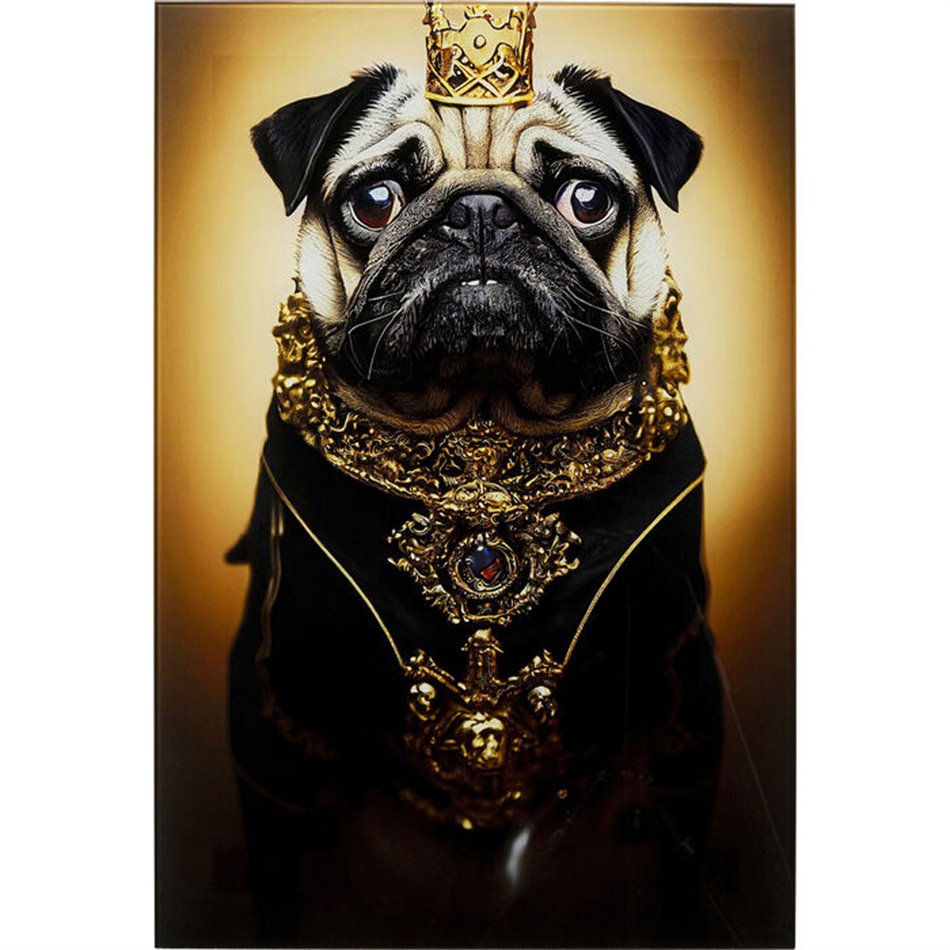 Picture Prince Pug, 60x40cm