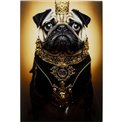 Picture Prince Pug, 60x40cm