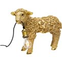Table lamp Animal Flower Sheep, golden, 36x47x17cm