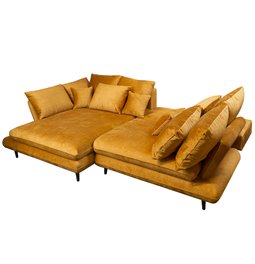 Sofa Wemonte, left corner, sleeping function, H90x283x181cm