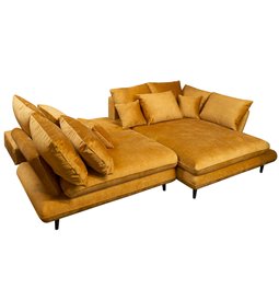 Sofa Wemonte, right, sleeping function, H90x283x181cm