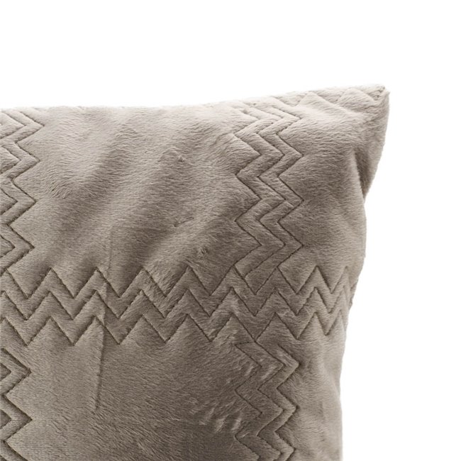 Pillow Juta, taupe, velvet, 50x50cm