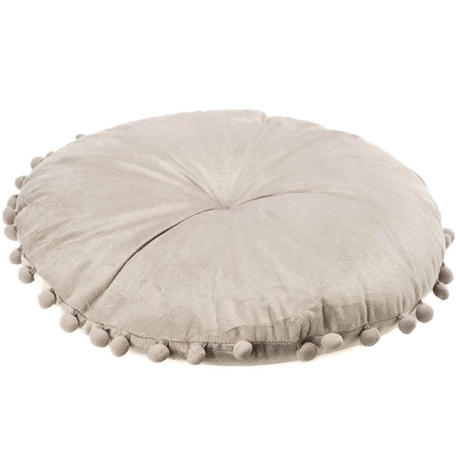 Pillow Juta2 taupe, velvet, D50x50cm