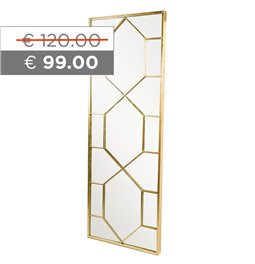 Настенное зеркало Bellver, золотое, 50x3.5x138cm