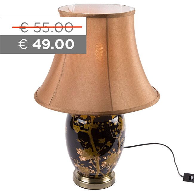 Galda lampa Nancy, H33xD19cm, E27 60W