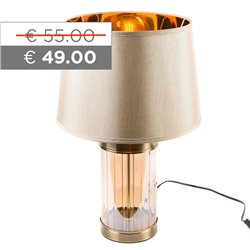 Galda lampa Neda, H55xD36cm, E27 60W