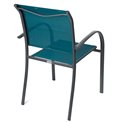 Chair Piazza, peacock, 56x65x88cm