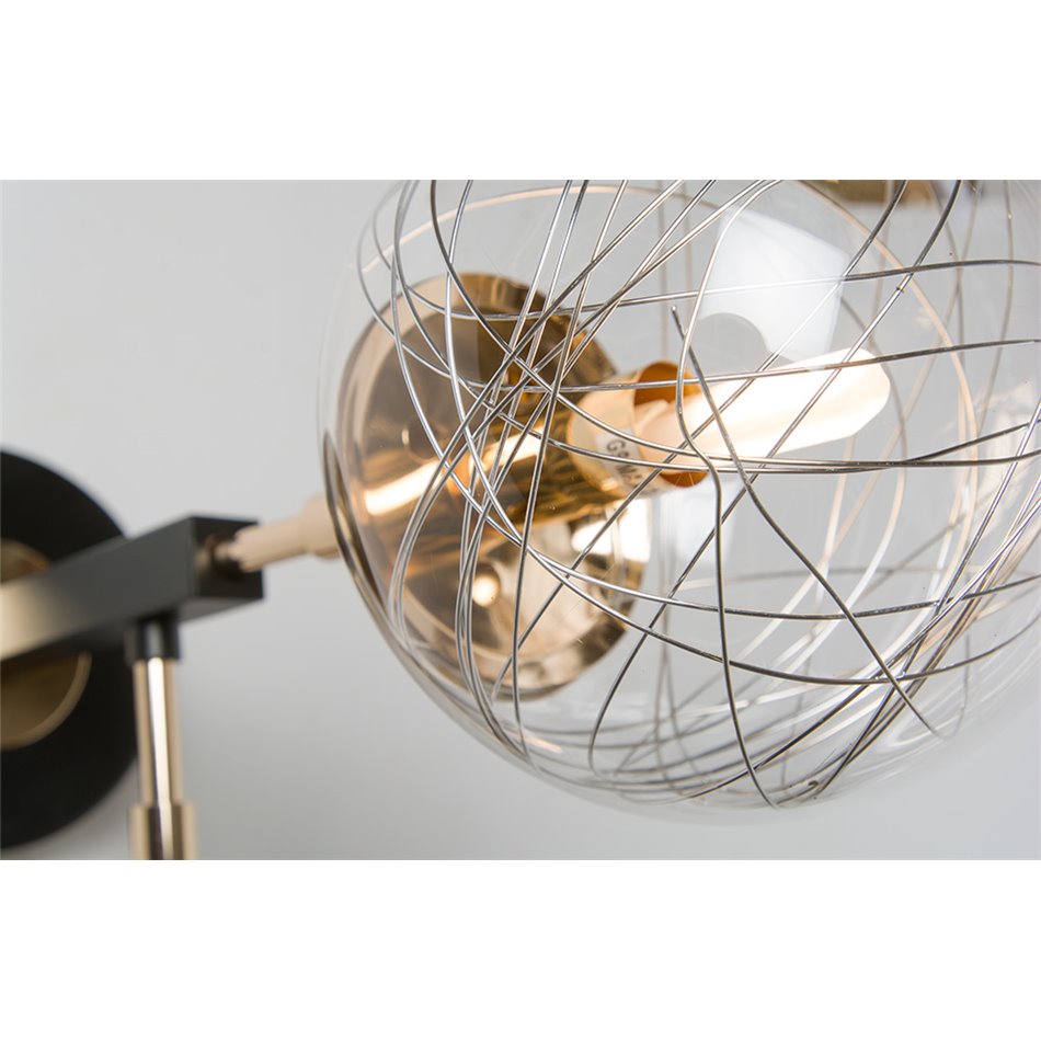 Wall lamp Idrija, clear G9 2x25W, 30x35x17cm