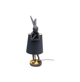 Table lamp Rabbit, golden/black, H68x23x26cm, E14, 5W