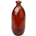 Vase Bottle Recyc, amber, glass, H35cm D14cm