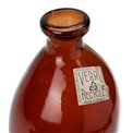 Vase Bottle Recyc, amber, glass, H35cm D14cm