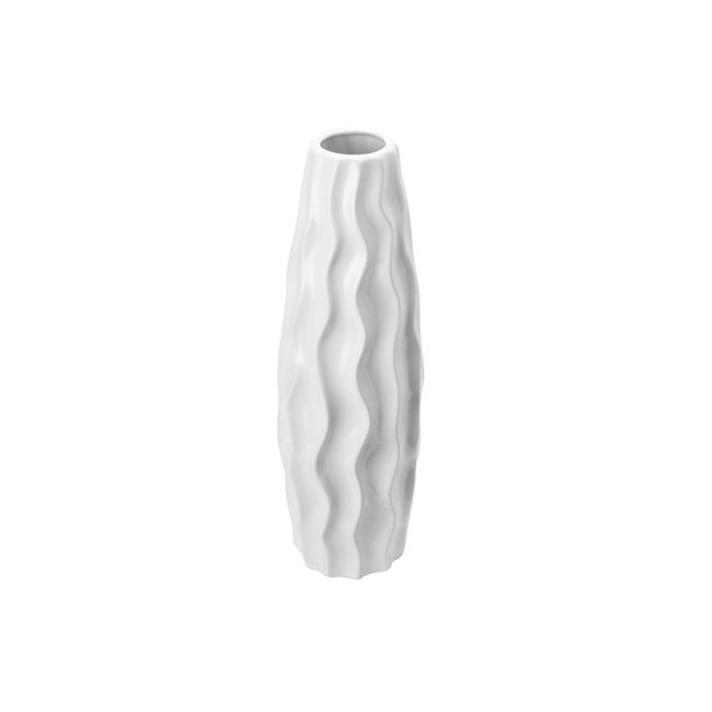 Vase Galatro, white, 39x12.5cm