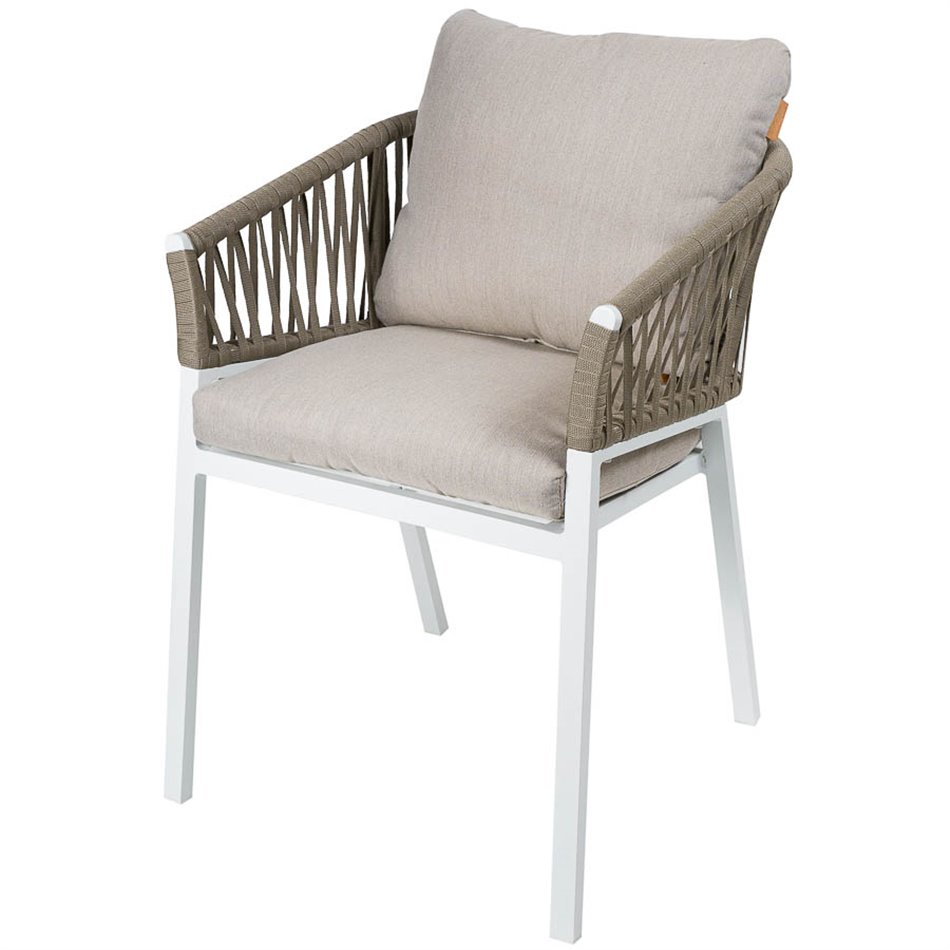 Armchair Oriengo, taupe, H75.5x62x56cm