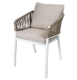Atpūtas krēsls Oriengo, taupe, H75.5x62x56cm